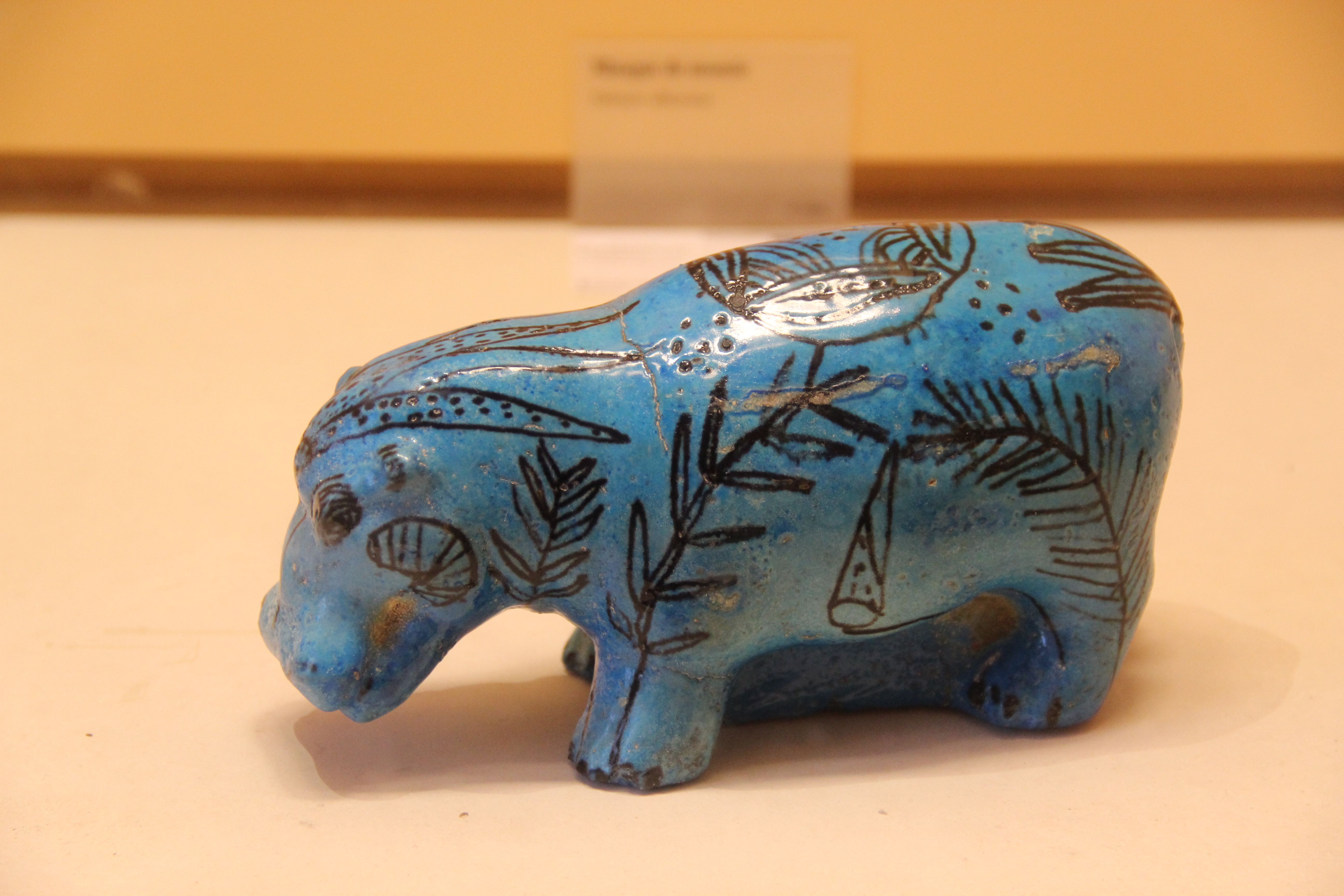 Faience Hippopotamus